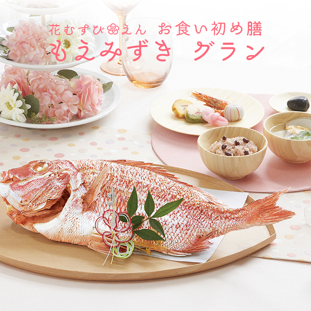 花むすび・えん お食い初め膳 もえみずき グラン agney食器