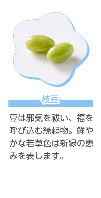 市松えび桜 市松模様は、その柄が途切れることなく続いていくことから、繁栄の意味が込められています。