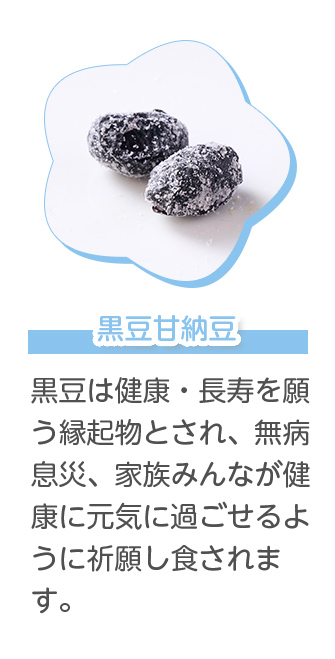 黒いちじくワイン煮 いちじくは「一熟」とも書きます。「一日一個熟す」ことから縁起物とされています。オーロラで華やかに包みました。