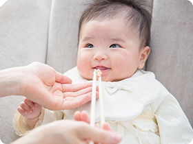 お食い初めの場所はどこにする？